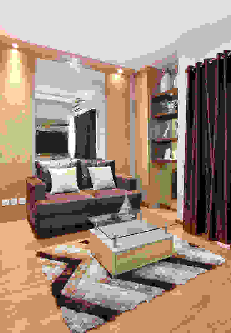 Interior Apartemen Tamansari Semanggi SAKA Studio Ruang Keluarga Modern