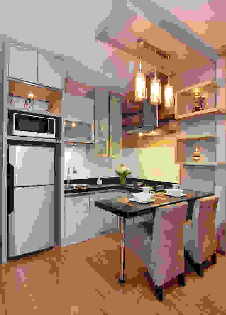 Interior Apartemen Tamansari Semanggi SAKA Studio Dapur built in
