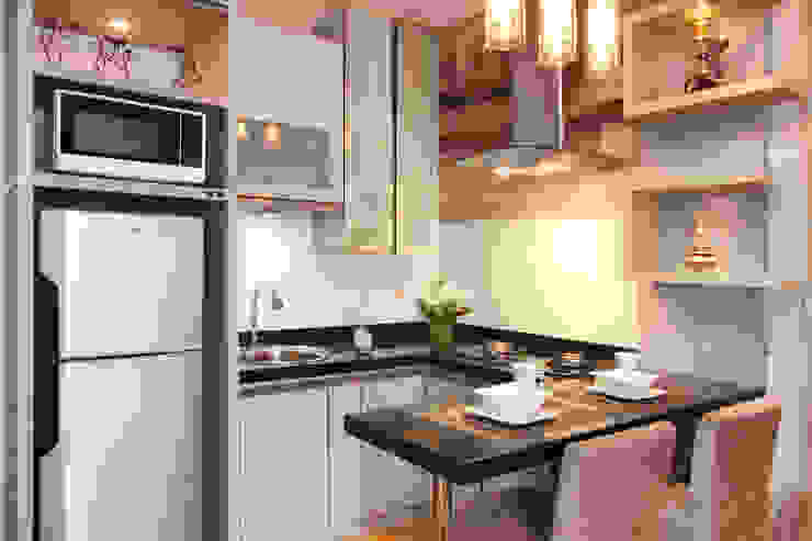 Interior Apartemen Tamansari Semanggi SAKA Studio Dapur built in