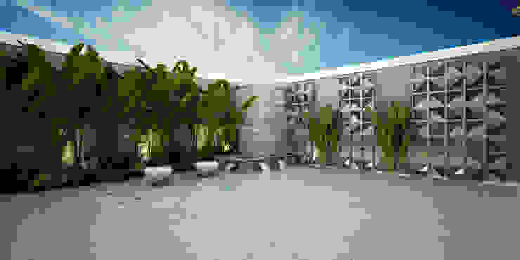 Jardim l A+D, Treez Arquitetura+Engenharia Treez Arquitetura+Engenharia Lagos e Lagoas de jardins Derivados de madeira Multi colorido