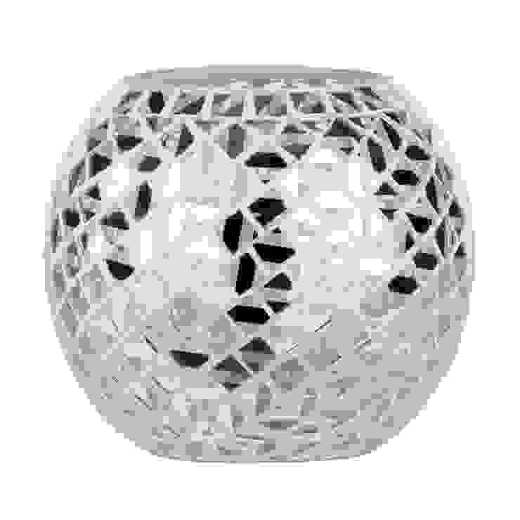 Mosaic Mirrored Table Lamp - Chrome Litecraft Living roomLighting Glass Metallic/Silver