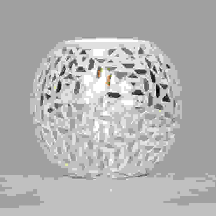 Mosaic Mirrored Table Lamp - Chrome Litecraft Living roomLighting