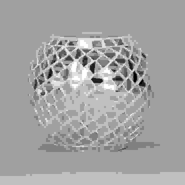 Mosaic Mirrored Table Lamp - Chrome Litecraft Living roomLighting