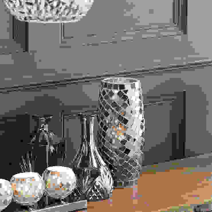 1 Light Mosaic Table Lamp - Silver Litecraft Living roomLighting