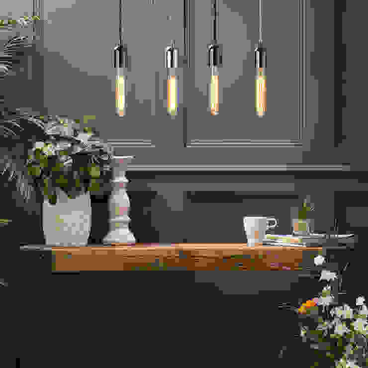 40 Watt E27 Edison Screw Vintage Decorative Tube Filament Light Bulb - Gold Tint Litecraft Living roomLighting