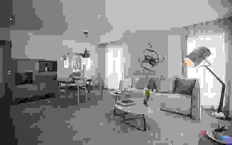 GOYA RESIDENCE, Tralhão Design Center Tralhão Design Center Modern Living Room