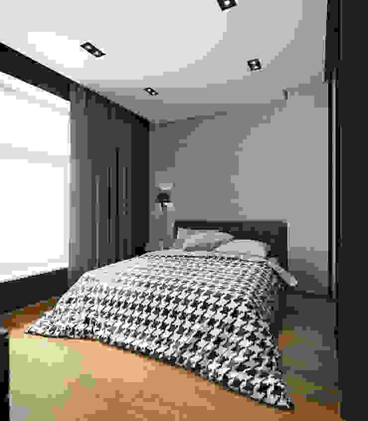 House in Zagorsk, Russia EVGENY BELYAEV DESIGN Modern style bedroom