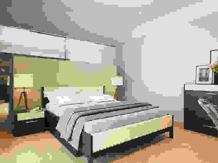 House in Tomsk EVGENY BELYAEV DESIGN Modern Bedroom