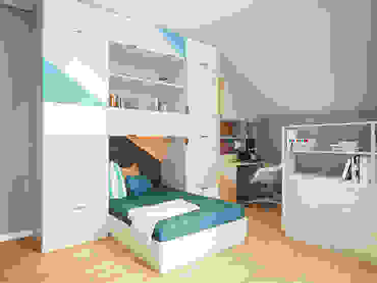 House in Tomsk EVGENY BELYAEV DESIGN Modern Kid's Room