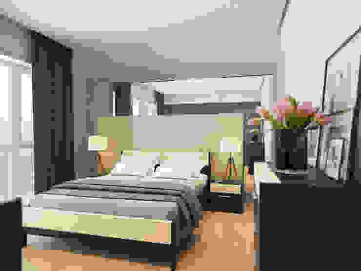 House in Tomsk EVGENY BELYAEV DESIGN Modern Bedroom