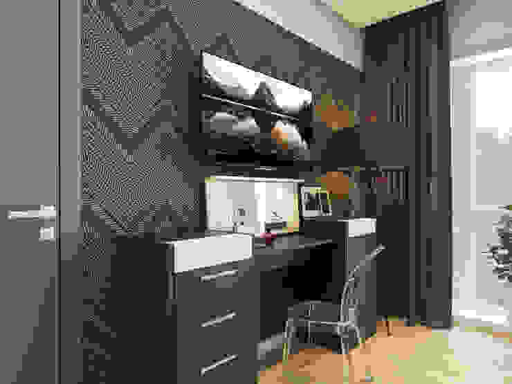House in Tomsk EVGENY BELYAEV DESIGN Modern Bedroom