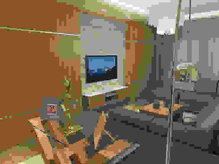 Quattro designs Salones de estilo moderno Arenisca Beige