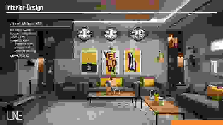 Line Designers Salones de estilo moderno