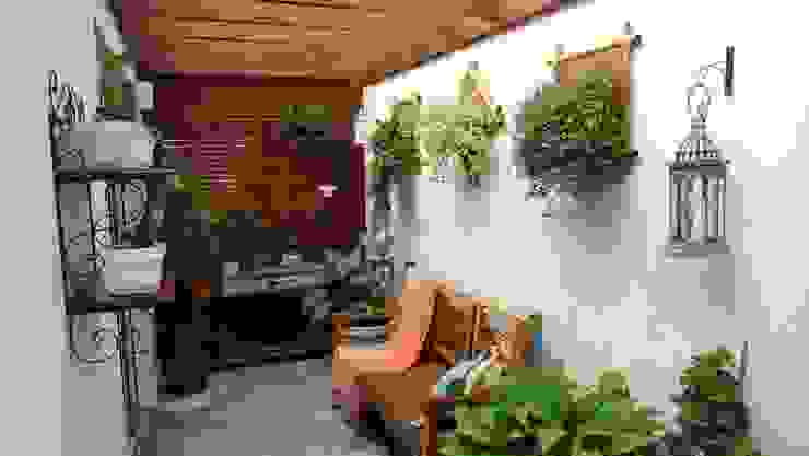 Pergolado Residência Paineiras Ambiento Arquitetura Jardins de inverno rústicos Madeira Efeito de madeira jardim de inverno,pergolado,rustico,madeira