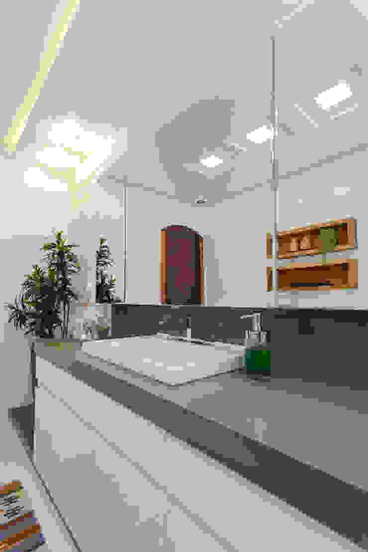 Banheiro Social, Escritorio de Arquitetura Karina Garcia Escritorio de Arquitetura Karina Garcia Modern bathroom