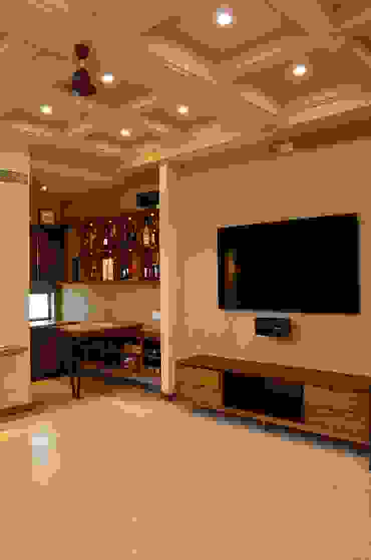 Eklektyczny salon od Chaukor Studio Eklektyczny