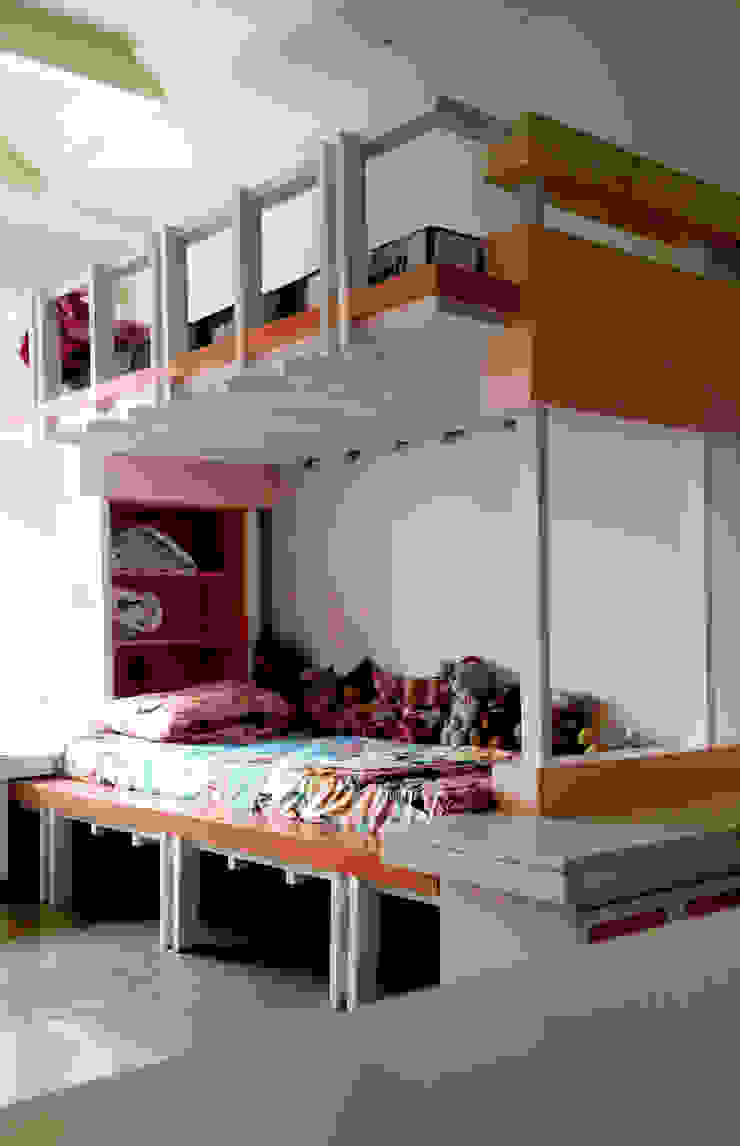 Eklektyczna sypialnia od Chaukor Studio Eklektyczny