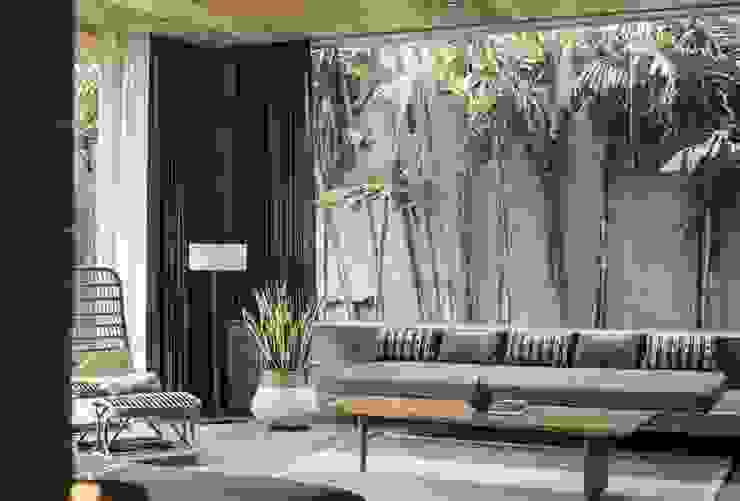 As nossas inspirações, Meliki Meliki Asiatische Wohnzimmer Bambus Holznachbildung