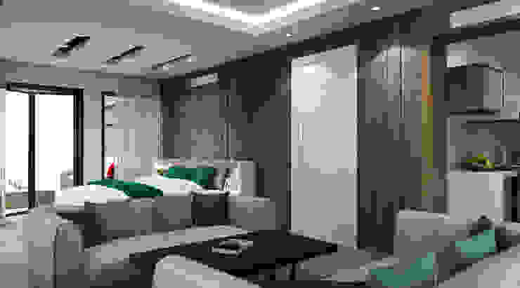 SA Architects and Partners Dormitorios de estilo moderno