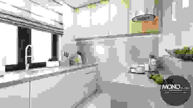 Nowoczesny dom koło Dobczyc, MONOstudio MONOstudio 現代廚房設計點子、靈感&圖片