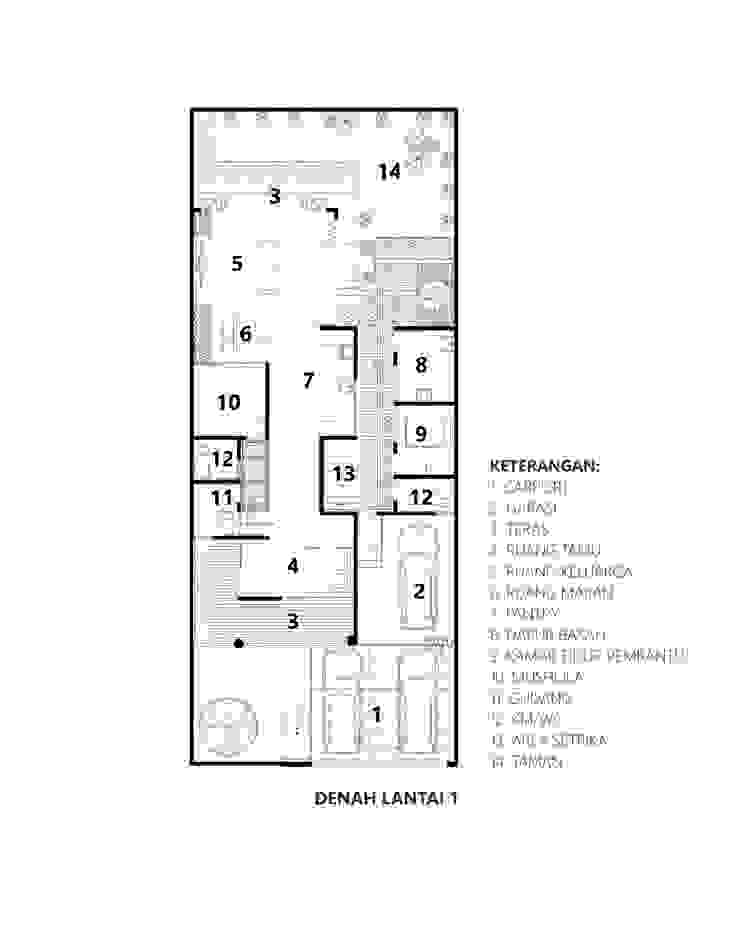 Denah Lantai 1 CV Andyrahman Architect