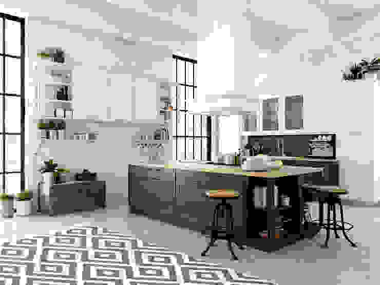 Kelim Carpe Diem in Küche Nain Trading GmbH Moderne Küchen Küche,modern,Kelim,Teppich,Einrichtung,skandinavisch,Nain Trading,Einbauküche