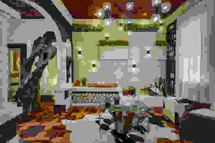 Living da lareira Salas de estar modernas por Guaraúna Revestimentos Moderno