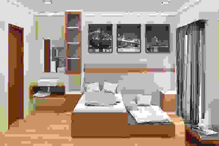 Paddington Apartment studio, DARI DARI Phòng ngủ phong cách tối giản Beds & headboards