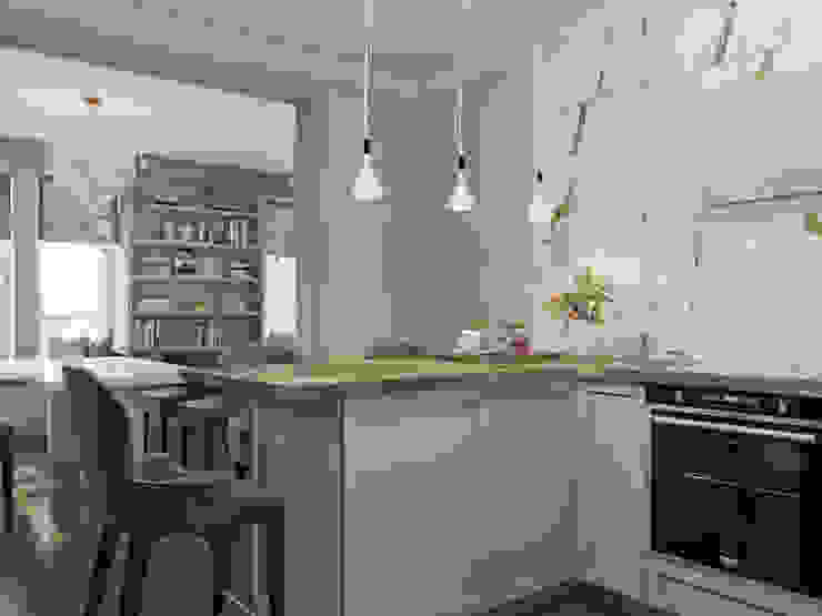 Eclectic style kitchen by Студия дизайна интерьера Натальи Патрушевой Eclectic