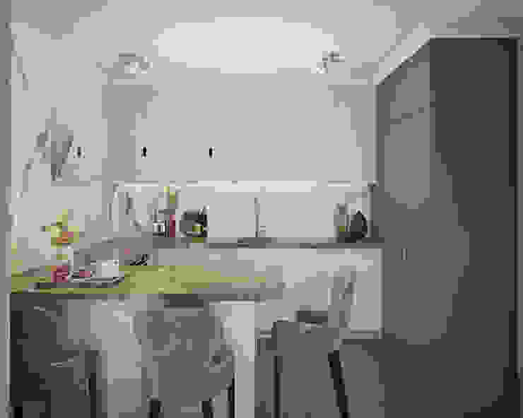 Eclectic style kitchen by Студия дизайна интерьера Натальи Патрушевой Eclectic