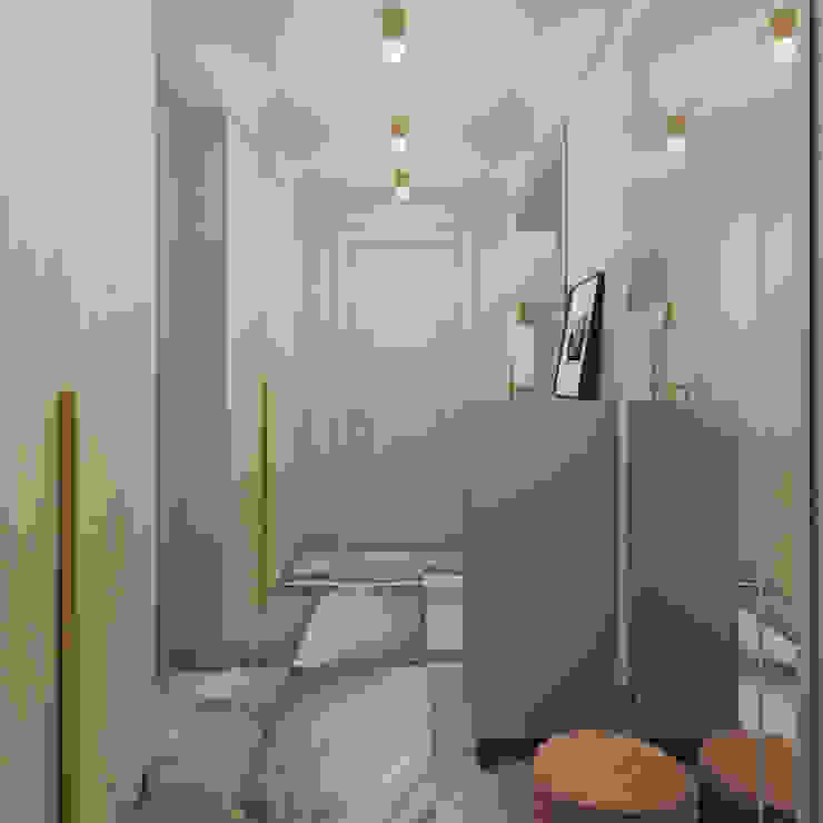 Eclectic style corridor, hallway & stairs by Студия дизайна интерьера Натальи Патрушевой Eclectic