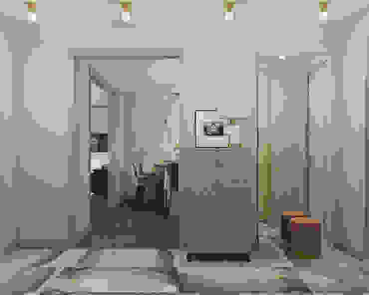 Eclectic style corridor, hallway & stairs by Студия дизайна интерьера Натальи Патрушевой Eclectic