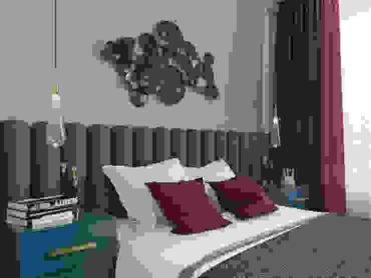 Eclectic style bedroom by Студия дизайна интерьера Натальи Патрушевой Eclectic