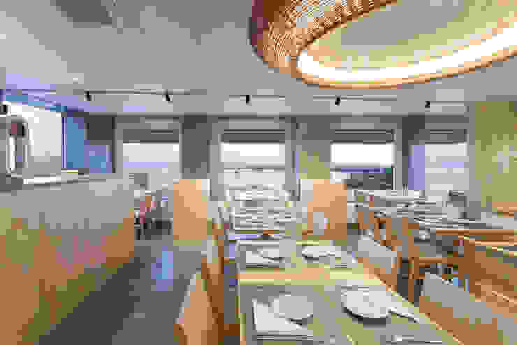 Gastronomía de estilo mediterráneo de BL Design Arquitectura e Interiores Mediterráneo Contrachapado