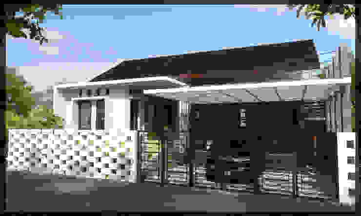 Rumah Bpk. Fajar, SUKAM STUDIO SUKAM STUDIO Minimalistische Häuser