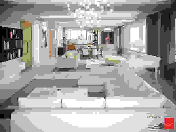 homify Soggiorno classico soggiorno,livingroom,libreria,lampadario,bookshelf,lamp
