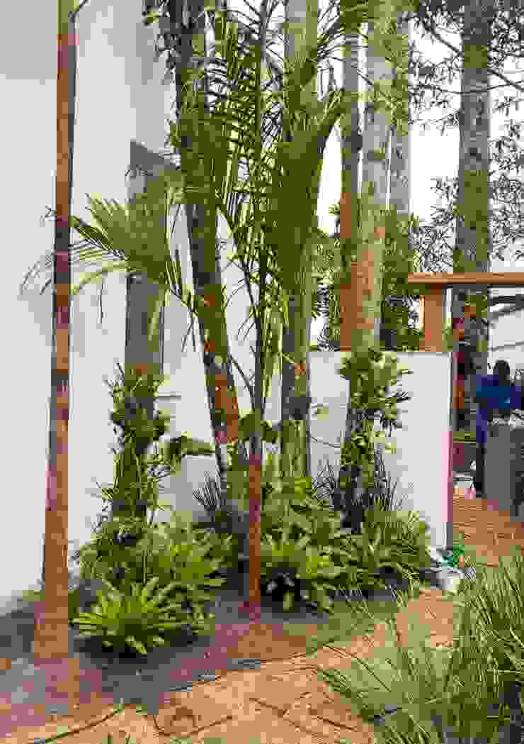 Residencia Coelho, Jardim. STUDIO AGUIAR E DINIS Taman Modern