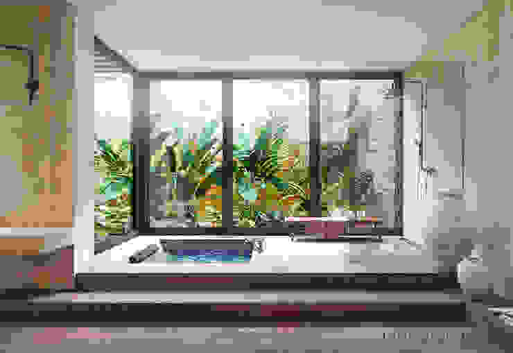 미니멀리스트 욕실 by Tobi Architects 미니멀