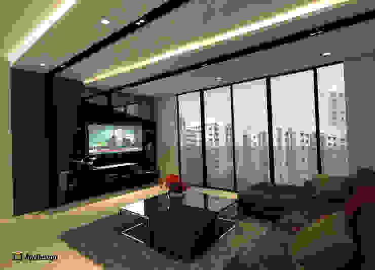 Sea Horizon Condo, AgcDesign AgcDesign Modern living room