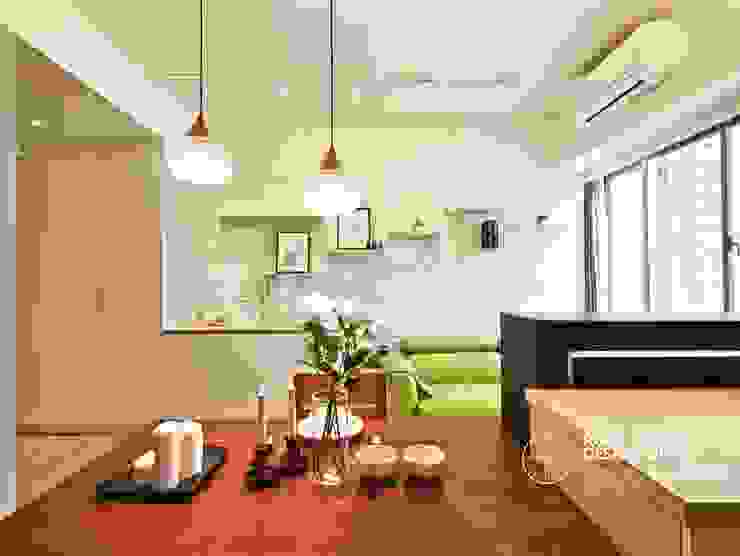 築本國際設計有限公司 Sala da pranzo in stile scandinavo