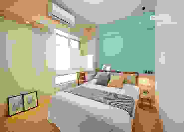 築本國際設計有限公司 Camera da letto in stile scandinavo