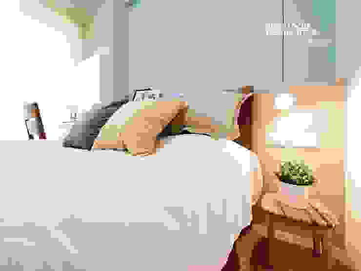 築本國際設計有限公司 Camera da letto in stile scandinavo