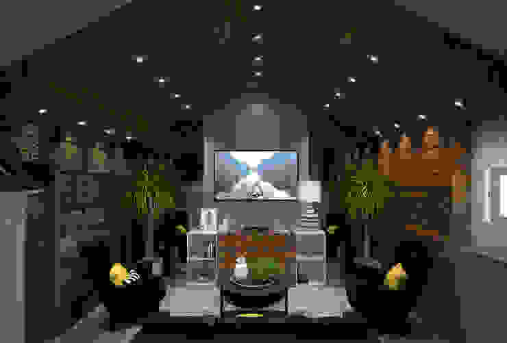 Ruang Keluarga Gaya Rustic Oleh BENEDITO MARTINS Rustic