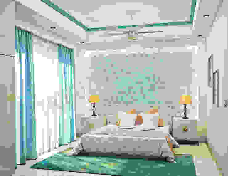 South City , Tribuz Interiors Pvt. Ltd. Tribuz Interiors Pvt. Ltd. Moderne Schlafzimmer