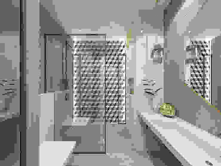 Mysterious Студия дизайна и визуализации интерьеров Ивановой Натальи. Ванная комната в стиле модерн иванова_наталья,ванная,дизайн,интерьер,ар-деко