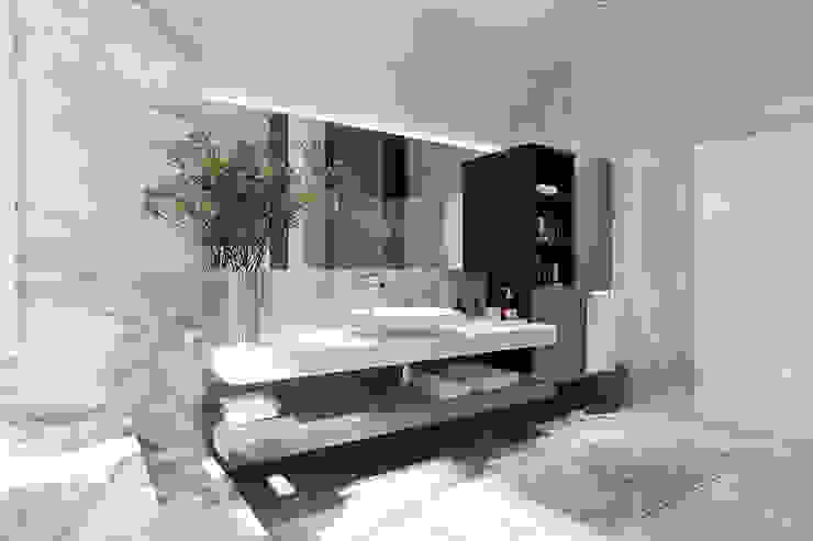 Master Bathroom Lighthouse Architect Indonesia Kamar Mandi Modern