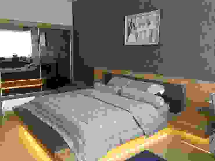 Lighthouse Architect Indonesia Camera da letto minimalista