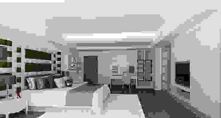 project-3002 YU SPACE DESIGN Modern Bedroom Engineered Wood White