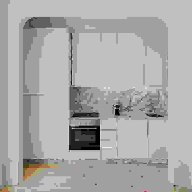 Cozinha - Pisos 1 e 2 por Pedro Ferreira Architecture Studio Lda Minimalista