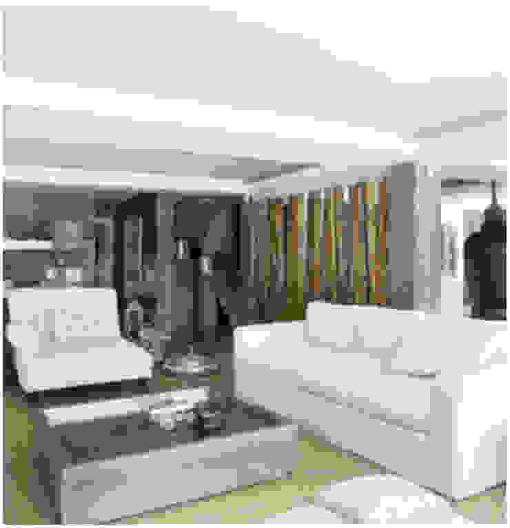 Projeto Qta. da Marinha Officina Boarotto Salas de estar modernas